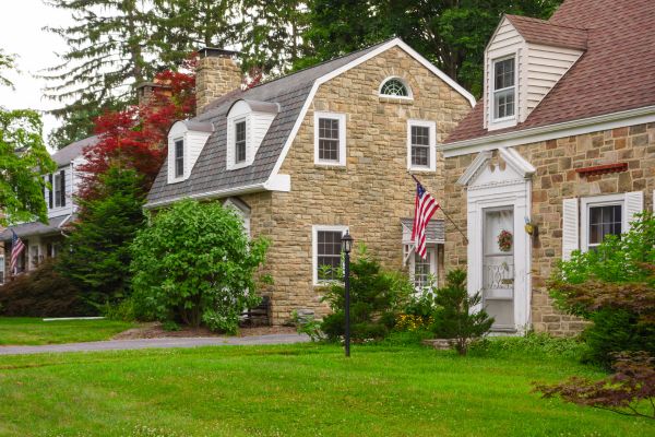 Row houses near Spring City, PA.